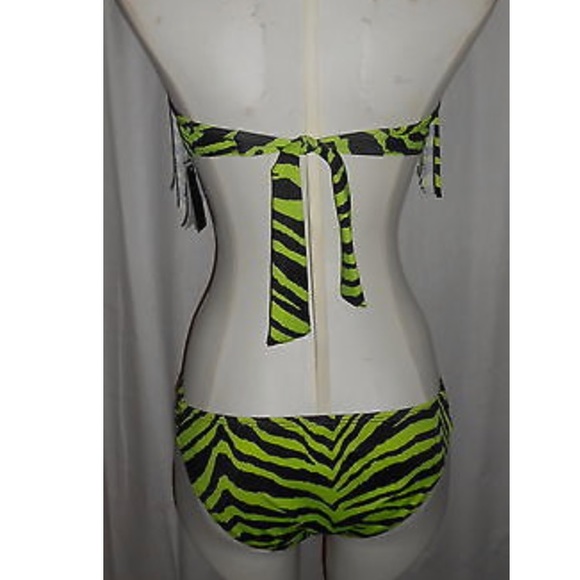NWOT Guess animal print fringe bikini - Picture 2 of 5
